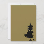 Wtichy Halloween Party Invitation 招待状 (裏面)