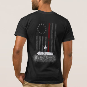 WTPベツィー·ロス赤線アメリカ国旗 Tシャツ