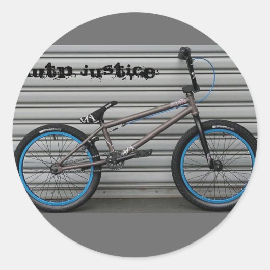 wtp_justice_10_gray, WTP JUSTICE ラウンドシール (正面)