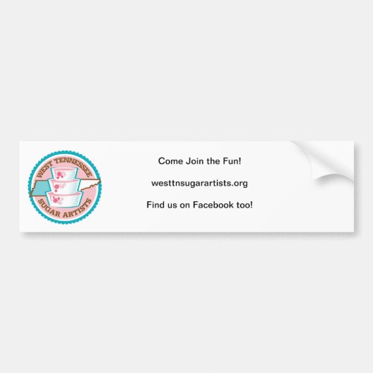 WTSAのバンパーステッカー バンパーステッカー (正面)