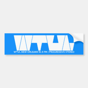 WTULのラジオ局のバンパーステッカー バンパーステッカー