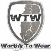 WTWシールド – 衣服 シール (正面)