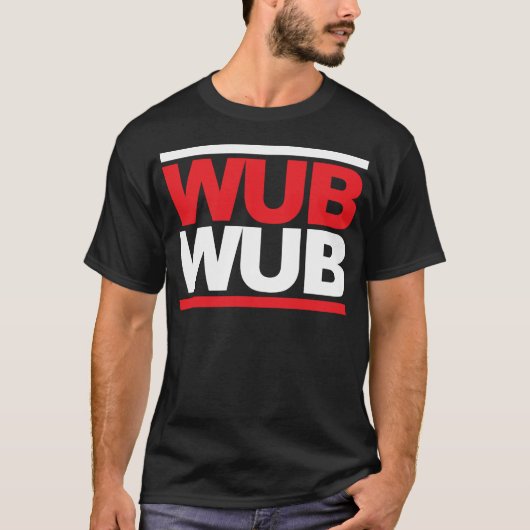 Wub Wub Dubstepスクエア Tシャツ (正面)