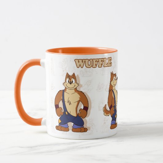 Wuffleのマグ マグカップ (左)