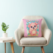Wuffooのシェリー かわいいトロピカルアイランドの仔犬 クッション (椅子)