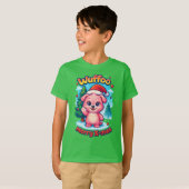 Wuffooのシェリー メリークリスマス かわいい3D ホリデー Tシャツ (正面フル)