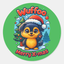 Wuffooのモリー メリークリスマス かわいい3D ホリデー
