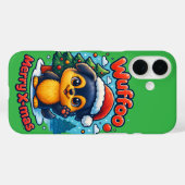 Wuffooのモリー メリークリスマス かわいい3D ホリデー Case-Mate iPhoneケース (裏面 (横))