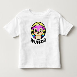 Wuffoo Adventures Cute Kawaii Puppy animation logo トドラーTシャツ