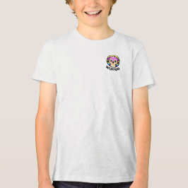 Wuffoo Adventures Cute Kawaii Puppy animation logo トライブレンドＴシャツ