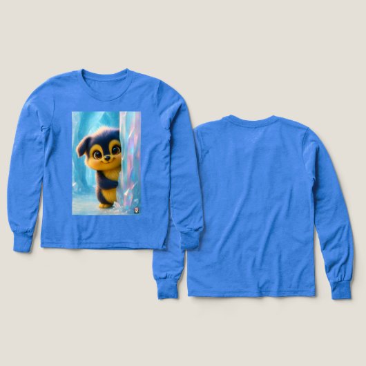 Wuffoo Molli Cute Kawaii Puppy Ice cave (デザイン 正面＆背面)