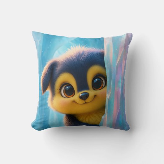 Wuffoo Molli Cute Kawaii Puppy Ice cave クッション (正面)