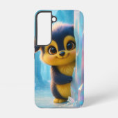 Wuffoo Molli Cute Kawaii Puppy Ice cave  Samsung Galaxyケース (裏面)