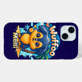 Wuffoo Molli Cute Kawaii Puppy Tropical Island Case-Mate iPhoneケース (裏面 (横))