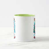 Wuffoo Shelly Merry X-mas Kawaii 3D Holiday マグカップ (中央)