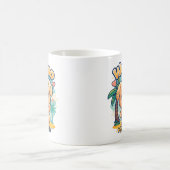 Wuffoo Starssie Kawaii Puppy Tropical Island コーヒーマグカップ (中央)