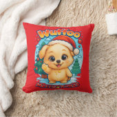 Wuffoo Starssie Merry X-mas Kawaii 3D Holiday クッション (ブランケット)
