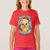 Wuffoo Starssie Merry X-mas Kawaii 3D Holiday Tシャツ (正面)