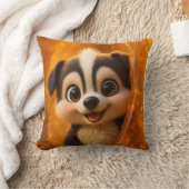 Wuffoo Surffie Cute Kawaii Puppy Amber クッション (ブランケット)