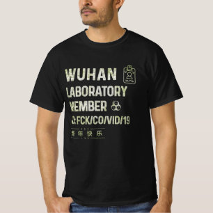Wuhan Laboratory Virus usa Tシャツ