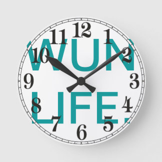 WUNの円形のオフィスの時計 ラウンド壁時計