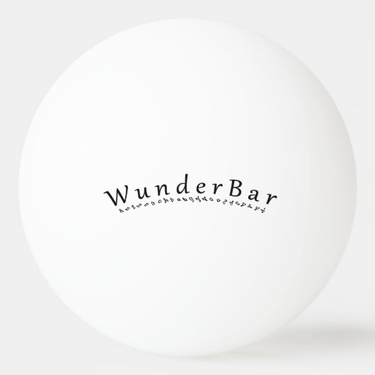 Wunderbar 卓球ボール (正面)