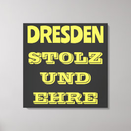 Wunderbares Design für alle Dresdner キャンバスプリント
