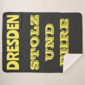 Wunderbares Design für alle Dresdner シェルパブランケット (正面(横))