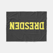 Wunderbares Design für alle Dresdner フリースブランケット (正面(横))