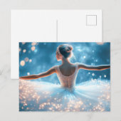 Wunderschöne Ballerina im Tutu  ポストカード (正面/裏面)