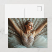 Wunderschöne Ballerina im Tutu  ポストカード (正面/裏面)