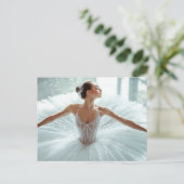 Wunderschöne Ballerina im Tutu  ポストカード (スタンド正面)