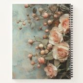 Wunderschöne Nostalgische Rosen ノートブック (裏面)