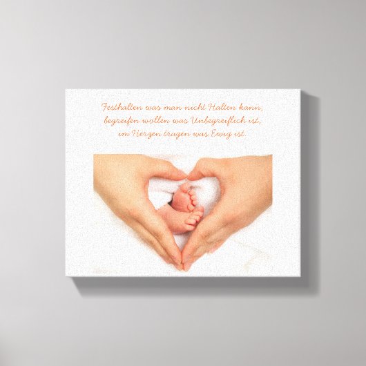 Wunderschöne Sternenkind Leinwand キャンバスプリント (正面)