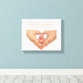 Wunderschöne Sternenkind Leinwand キャンバスプリント (インサイチュ (ウッドフロア))