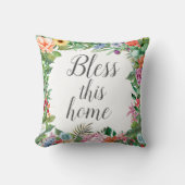 Wunderschönes Blumen-Design zum personalisieren! クッション (正面)