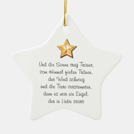 Wunderschönes Hängeornament セラミックオーナメント (正面)