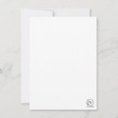 Wünsche dir eine gemütliche Adventszeit サンキューカード (裏面)