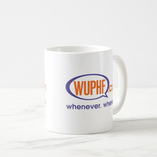WUPHF.comのコーヒー・マグ コーヒーマグカップ (正面右)