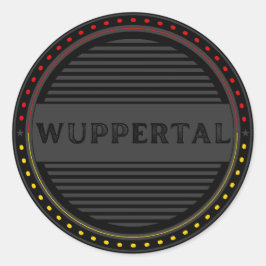 Wuppertal City Pride Emblem – German Identity ラウンドシール