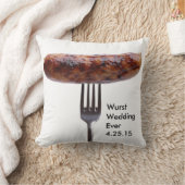 Wurstの結婚式の枕 クッション (ブランケット)