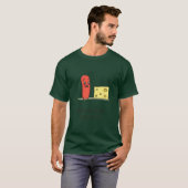 Wurst Kse Scenario Funny German Food Pun Tシャツ (正面フル)