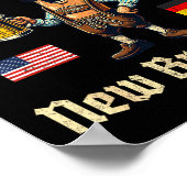 Wurst Time Wurst Fest German Beer Festival New Bra ポスター (角)