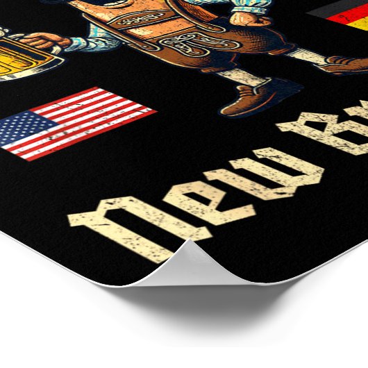 Wurst Time Wurst Fest German Beer Festival New Bra ポスター (角)