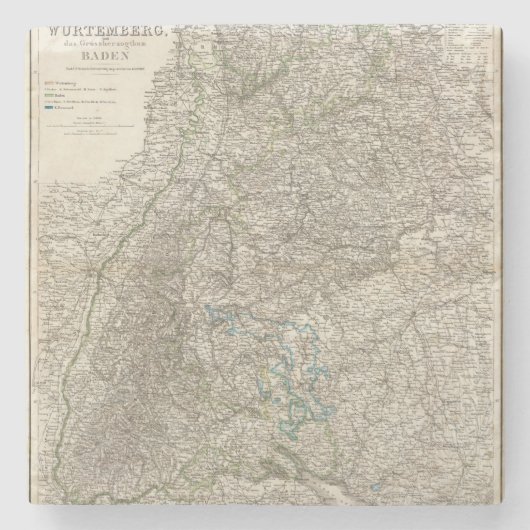 Wurtemberg、Baden ストーンコースター (正面)