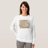 WurttembergのドイツのBayernの地図書の地図 Tシャツ (正面フル)