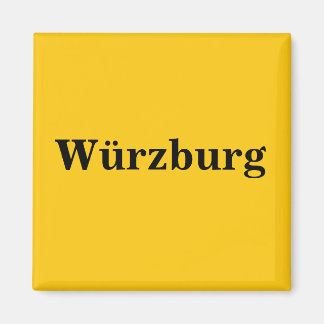 Würzburg Magnet Schild Gold Gleb マグネット