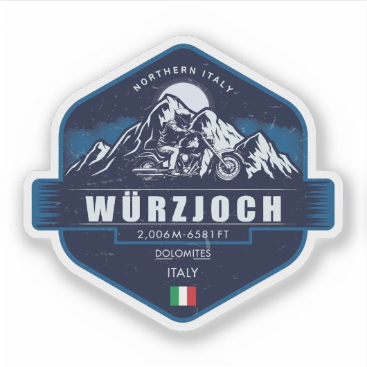 Würzjoch – Hidden Gem of the Dolomites , italy   シール (正面)