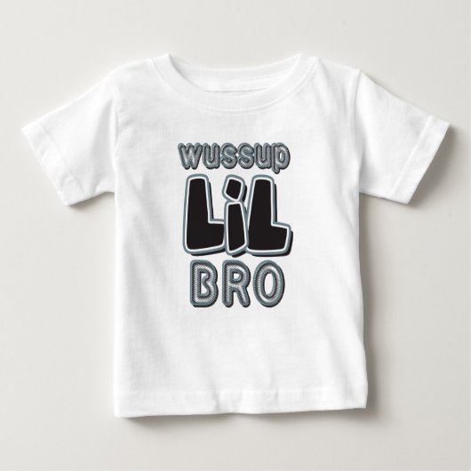 Wussup LIL Bro ベビーTシャツ (正面)