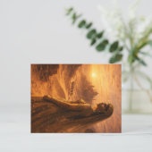 Wüstenprinzessin im Abendrot ポストカード (スタンド正面)